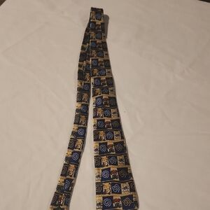 Rugrats Stylish Patterned Tie - Black and Blue